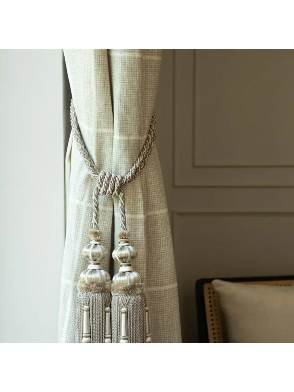 Margaux Double Tassel Tieback Samuel & Sons Passementerie